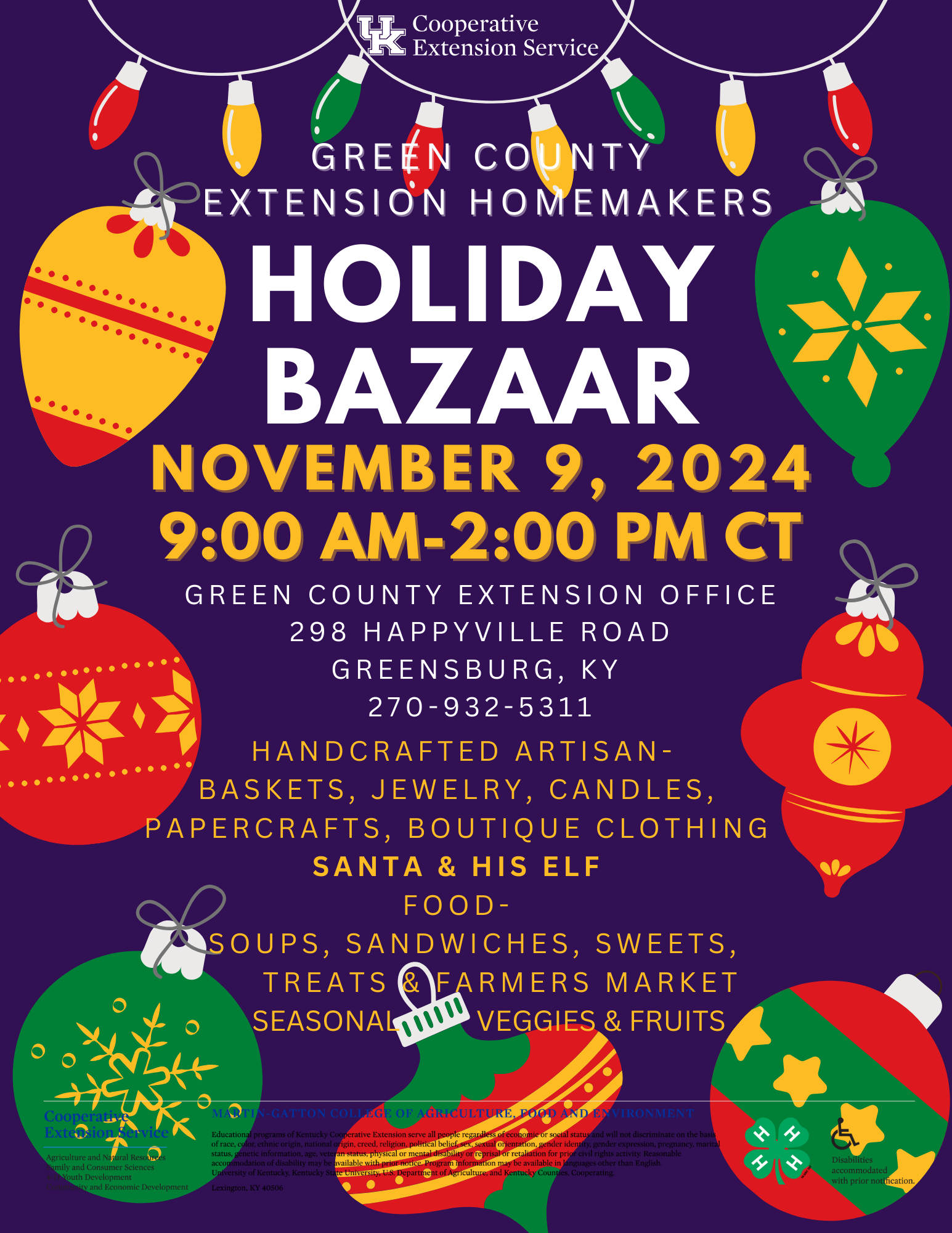 GreenCountyHomemakersHolidayBazaar